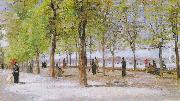 Vincent Van Gogh Parkway in Jardin du Luxembourg oil painting reproduction